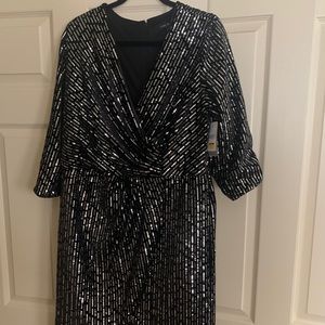 Layne Bryant sequin dress stretchy